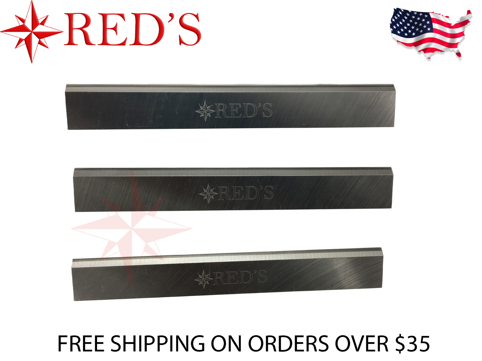 6 X 1 X 1/8 TCT CARBIDE PLANER JOINTER KNIVES BLADES Grizzly G6697
