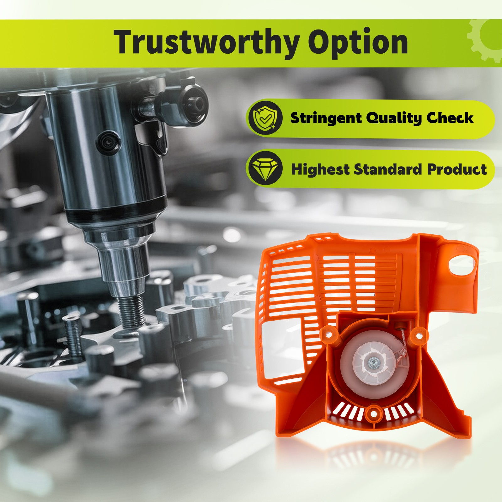Recoil Pull Start Replacement Fit For STIHL FC56C FS56RC HT56C KM56RC FC56 FS56R