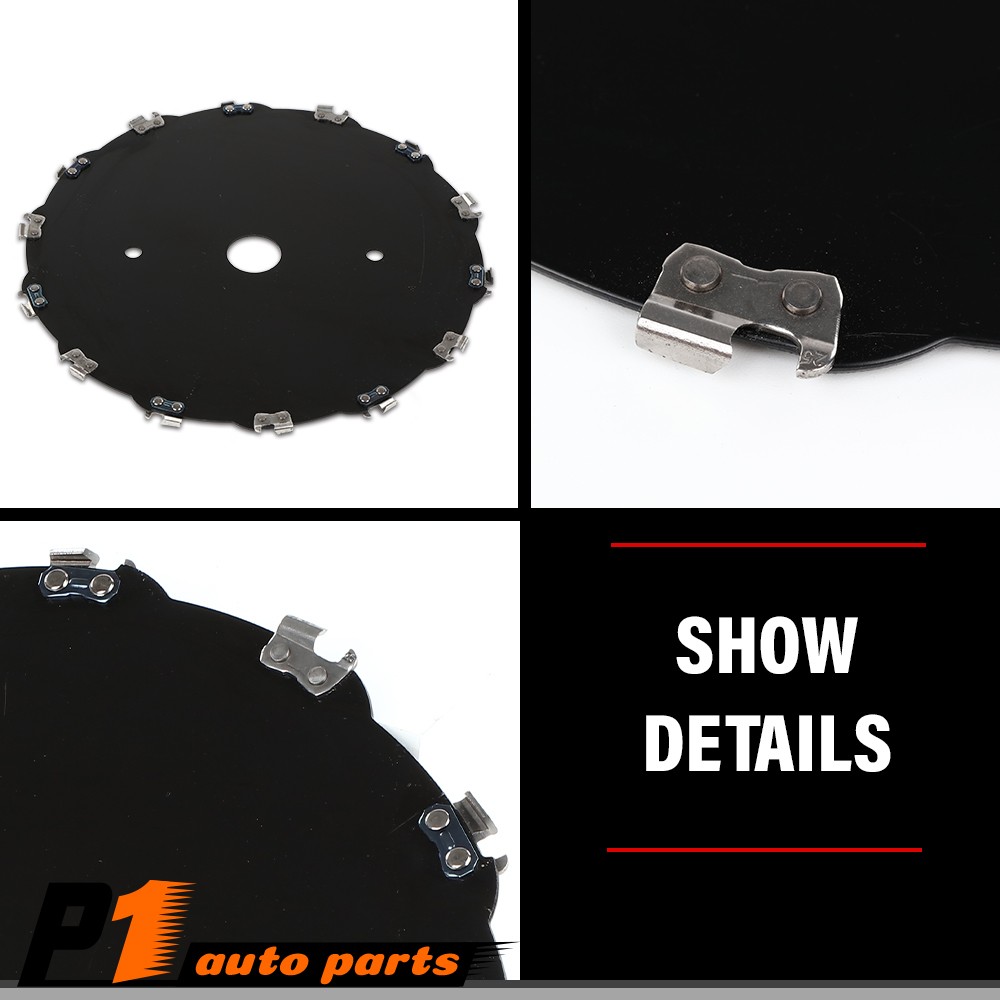 2pcs 14 Tooth Cutter Trimmer Head Weed Mower Saw Blade 9″ Chainsaw Brush Blade