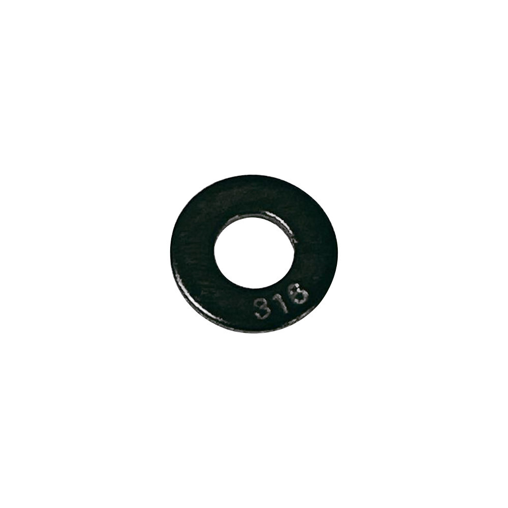 Black Oxide Stainless Steel Flat washers for Screws and Bolts, Id: 1/4″ , 1 PC