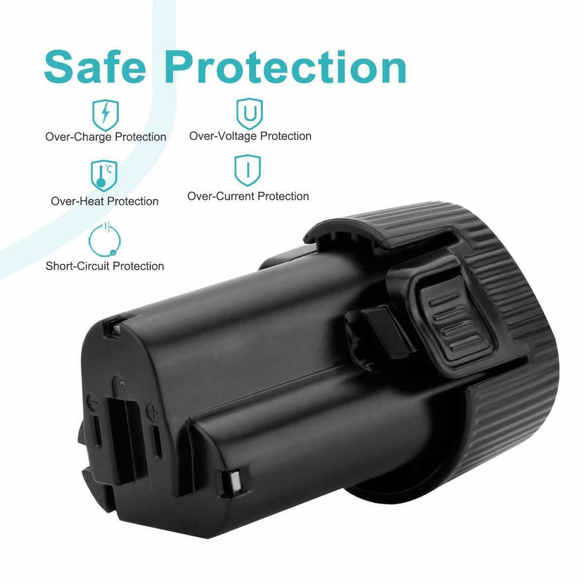 2X For Makita BL1014 4.8Ah Lithium-Ion Battery BL1013 10.8V 195332-9 194550-6