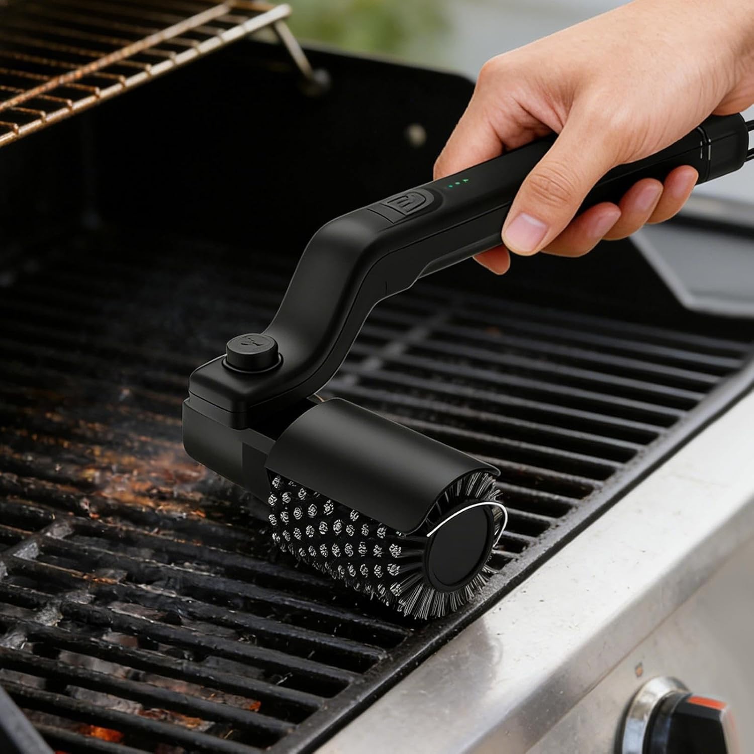 Electric BBQ Grill Brush – 2600mAh Rechargeable Cleaning Brush Wireless Cleaner