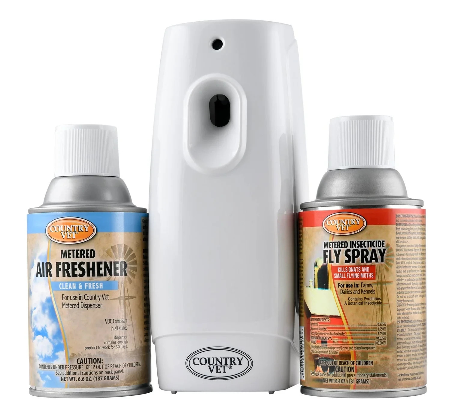 Country Vet Fly Insect Kill System & Air Freshening Kit (Battery Powered)