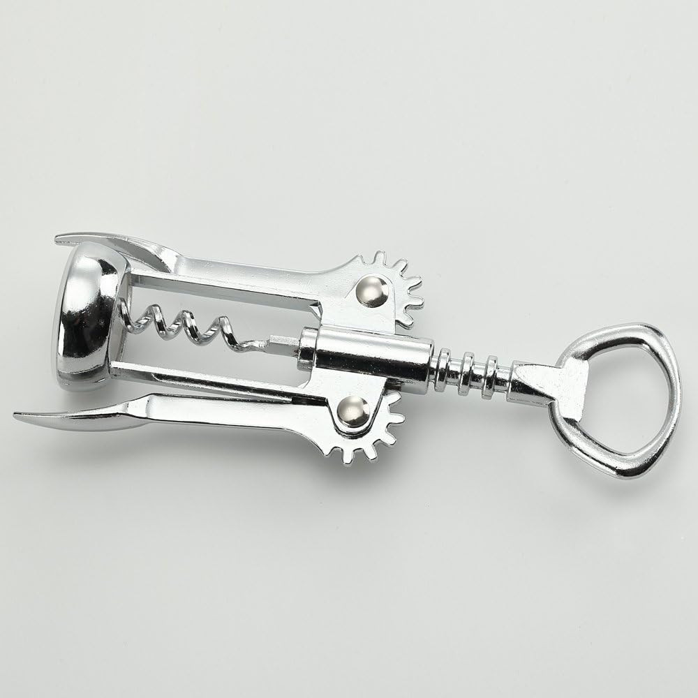 HQY Premium Wing Corkscrew Wine Opener – All-In-One with Money-Back Guarantee