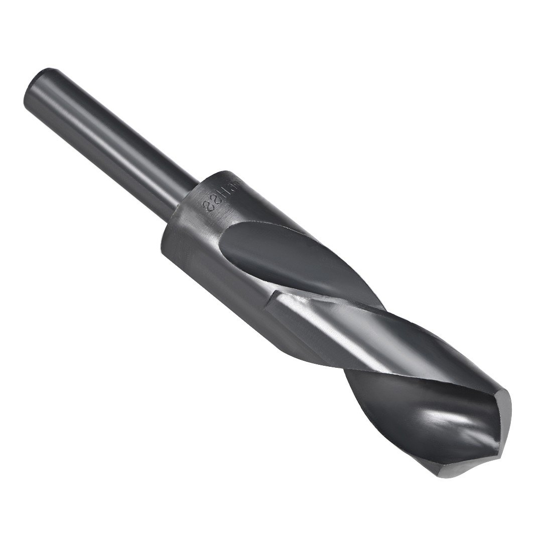 26mm Reduced Shank Drill Bit HSS 6542 Black Oxide with 1/2″ Straight Shank