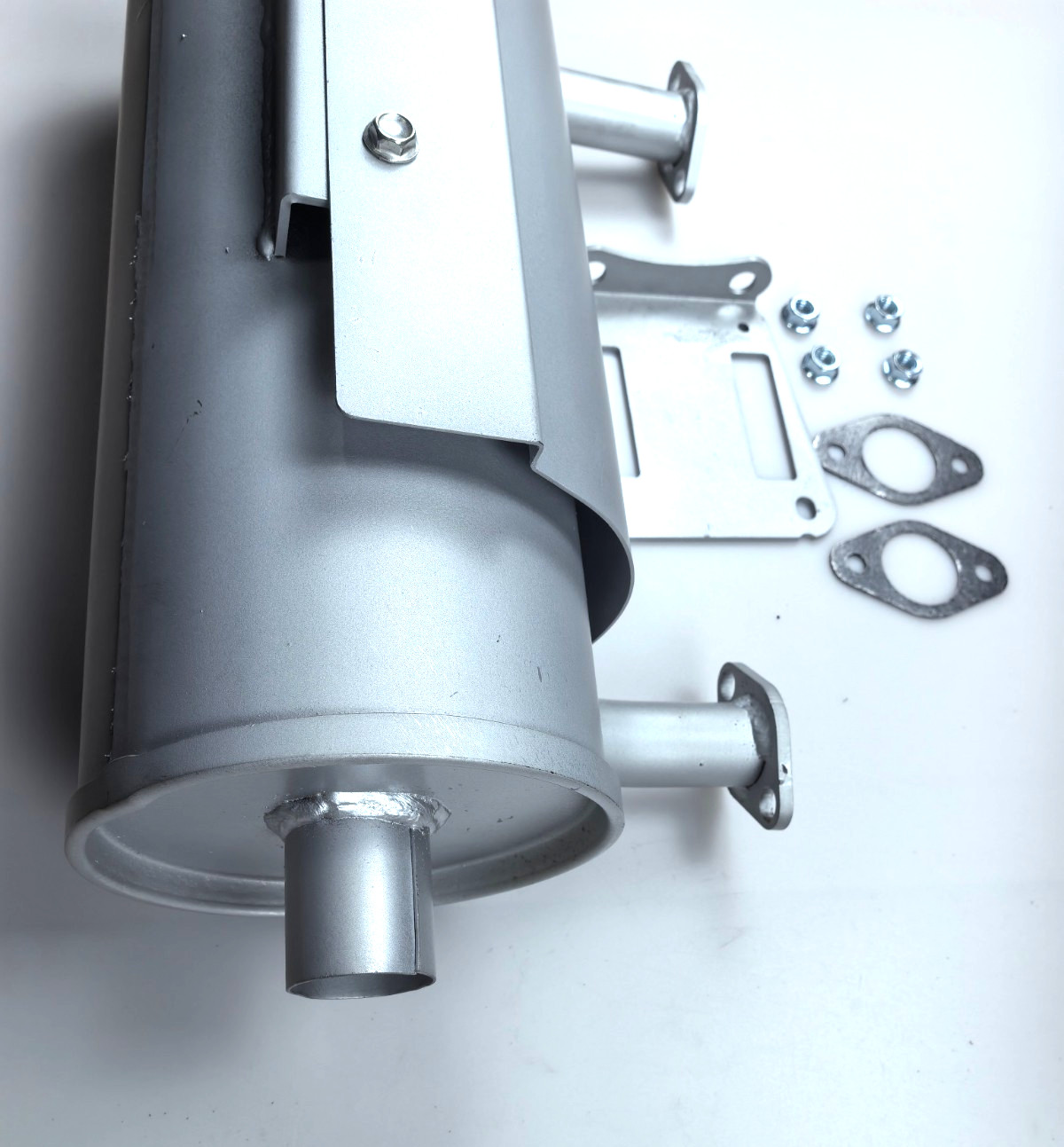 Muffler Fit For Kohler CH18-CH25 CH620-740 Engine Exhaust to Oil Filter Right
