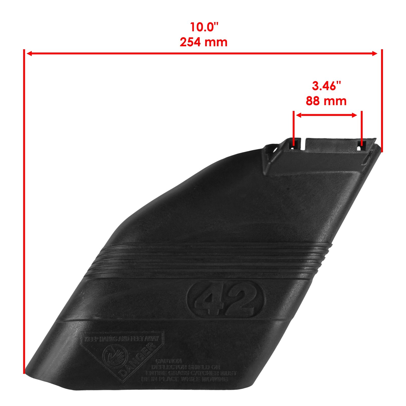 42″ Deflector Shield w/ Mounting Hardware For Husqvarna AYP 532130968 532130968