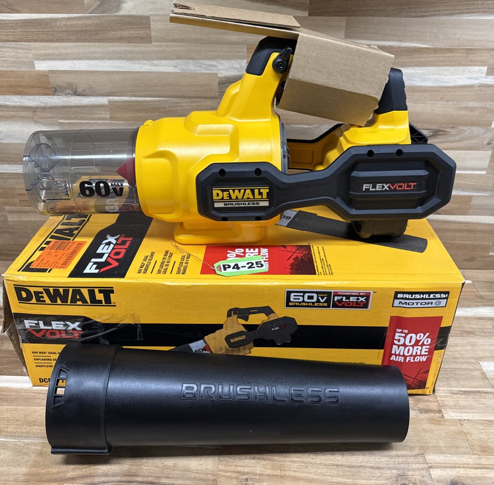 DeWALT DCBL772B 60V FlexVolt Handheld Axial Blower Brushless – Tool Only – P4-25