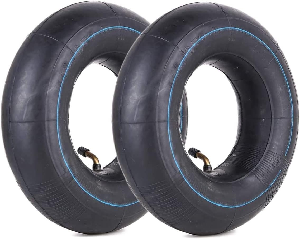 2 Packs 3.50-8 Inner Tube with Valve Stem for Wheelbarrow Tire 8″ for Lawn Mower