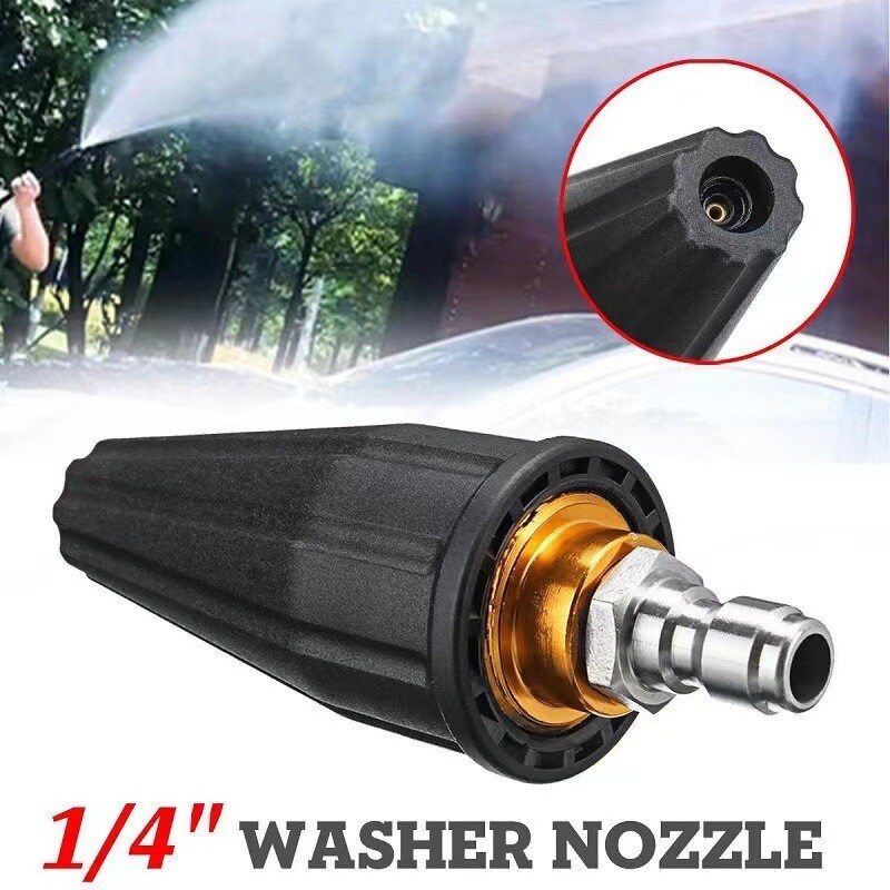 4.0GPM High Pressure Washer Rotating Turbo Nozzle Spray Tip 4000PSI 1/4″ Quick