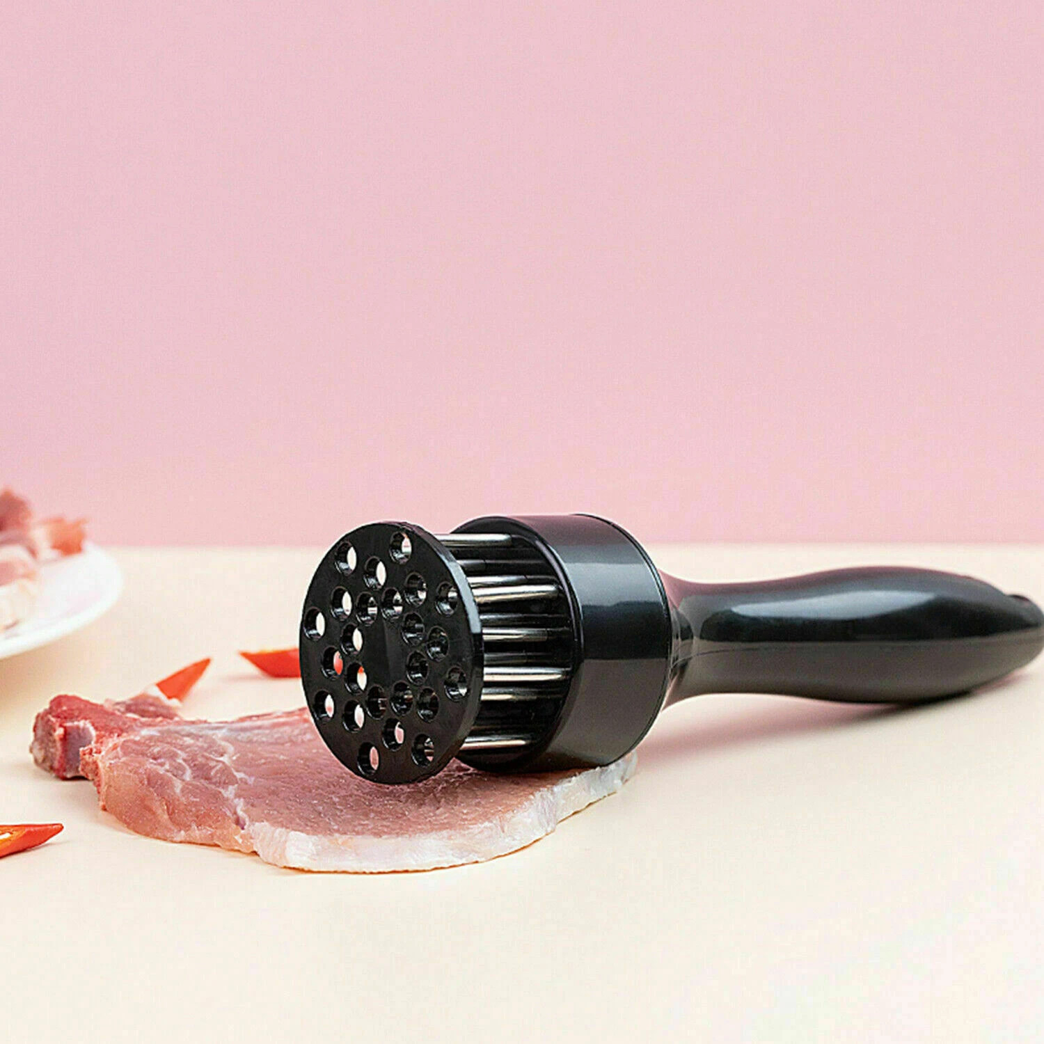 USA Professional Meat Tenderizer With 21 Stainless Steel Needle Kitchen Tool