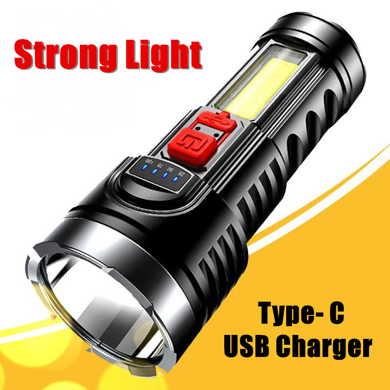 2X 990000000 Lumens Super Bright LED Tactical Flashlight Rechargeable Work Torch