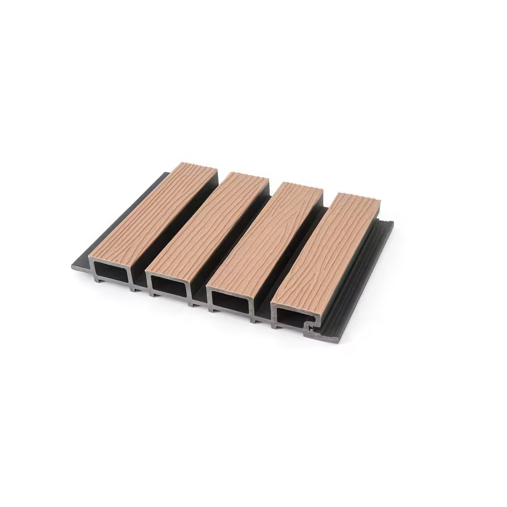 9.8 In. X 107 In. X 1 In. 4 Grid Composite Cladding Siding Outdoor Wall Panel in