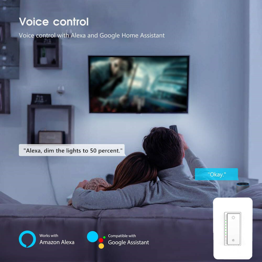 Used Smart Light Switch Wi-Fi Work with Alexa Google Home