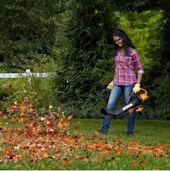 WG509 Worx TRIVAC 3-In-1 Electric Leaf Blower/Mulcher/Vacuum – SR