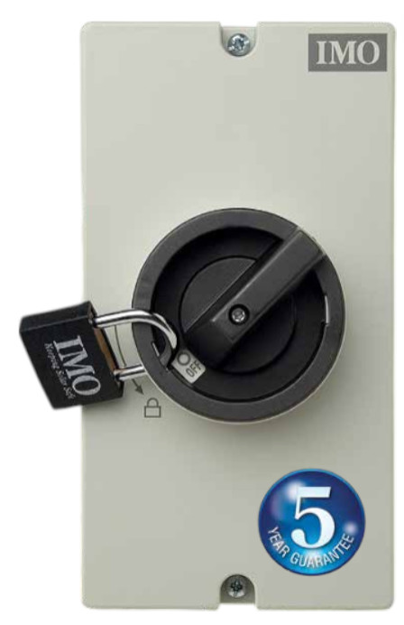 IMO SI25-PEL64R-4 Enclosed DC Switch 25A 700V 4-Pole IP65 Gray Solar