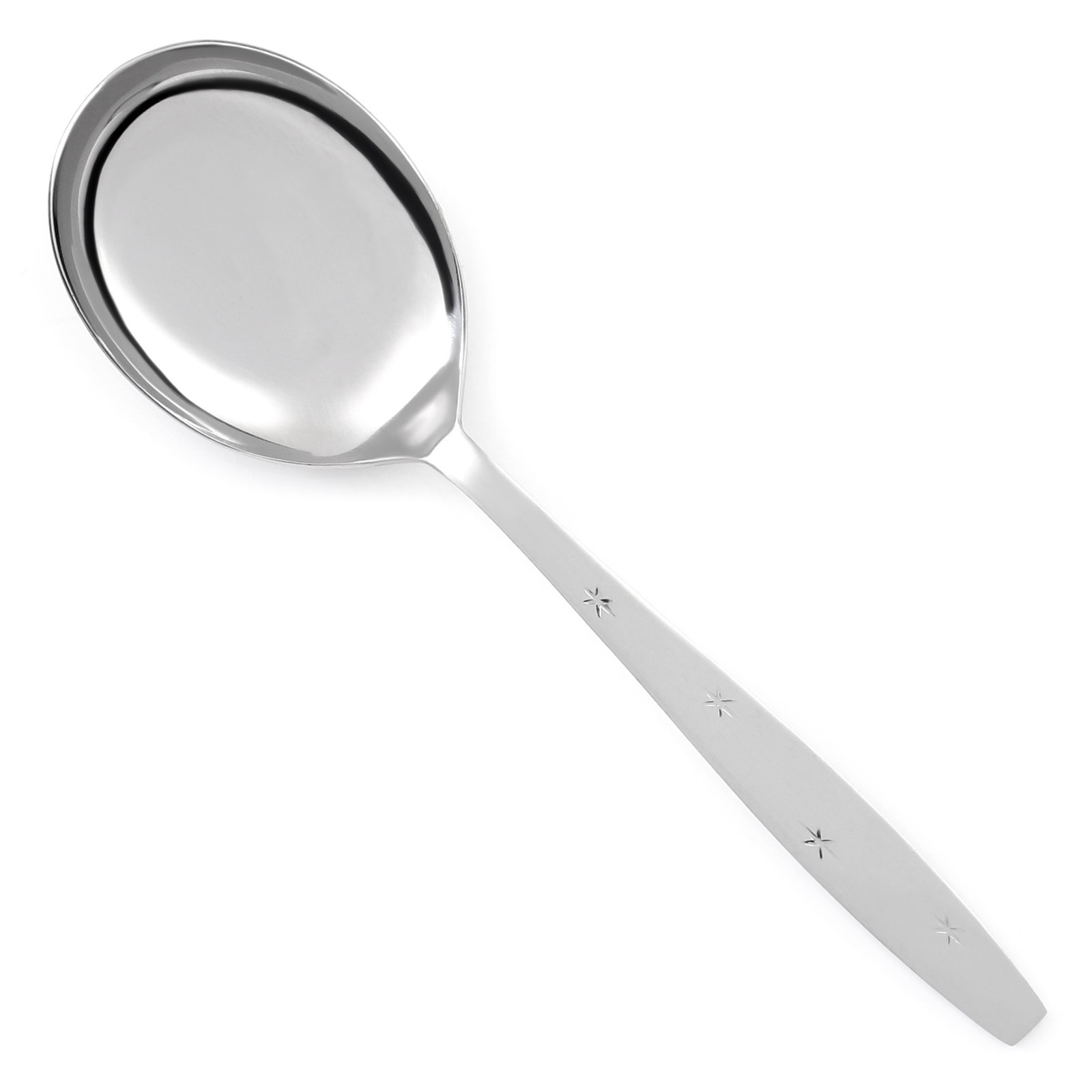 Unknown Mfg UNF74 Stainless Atomic Starburst Japan Glossy CHOICE Flatware