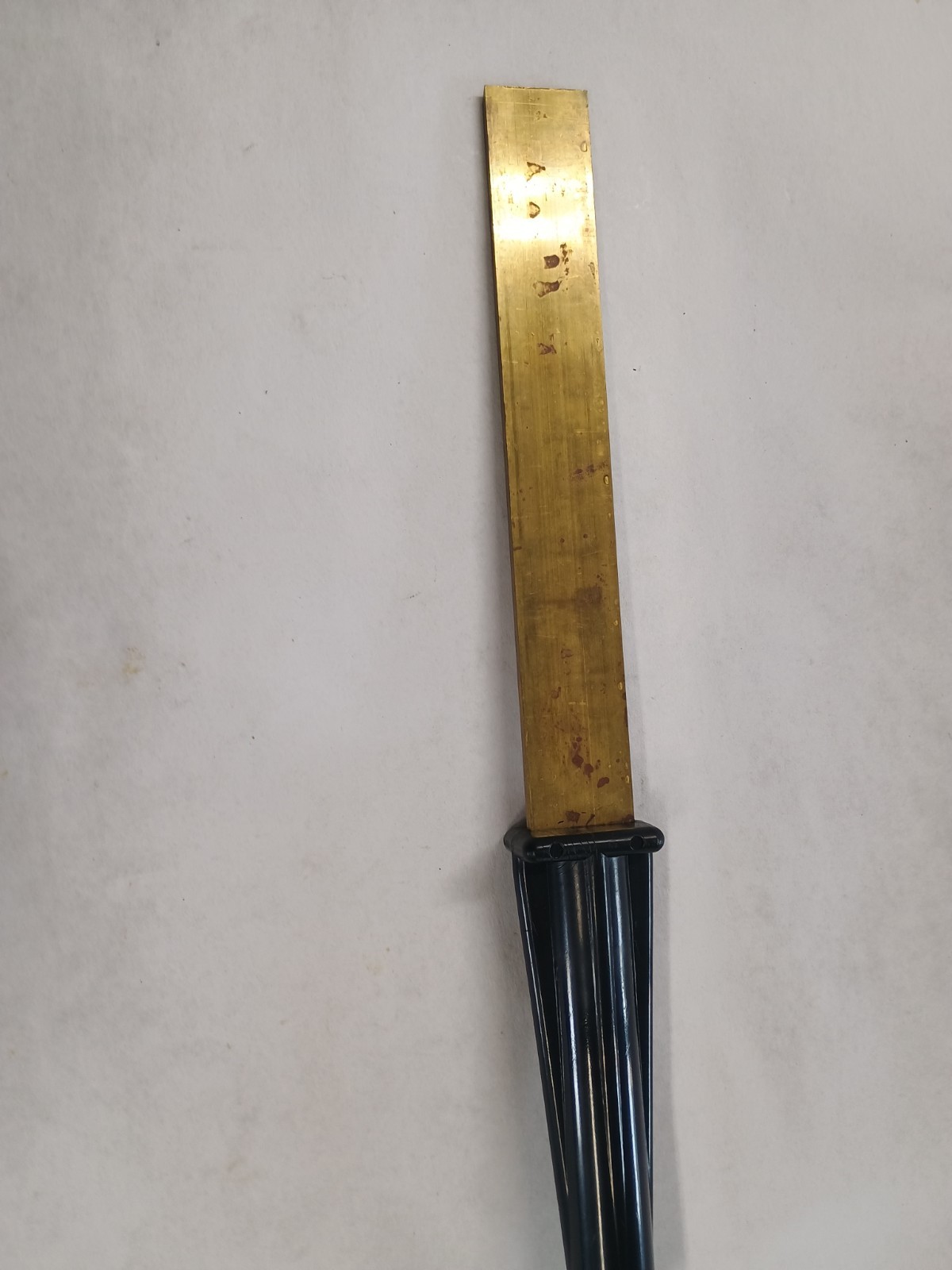 Brass Chisel Scraper 1/8″ x 1″ x 12″ G181S NOS