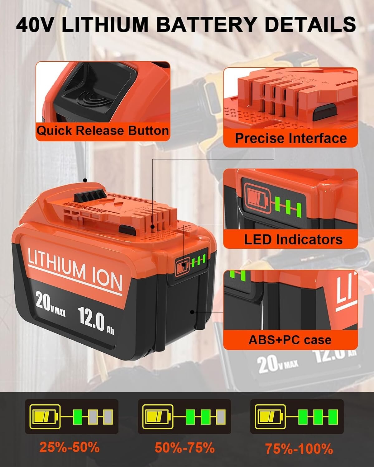 2PACK 10PACK For DeWALT DCB210-2 20V MAX XR 10.0 AH Lithium-Ion Battery DCB210