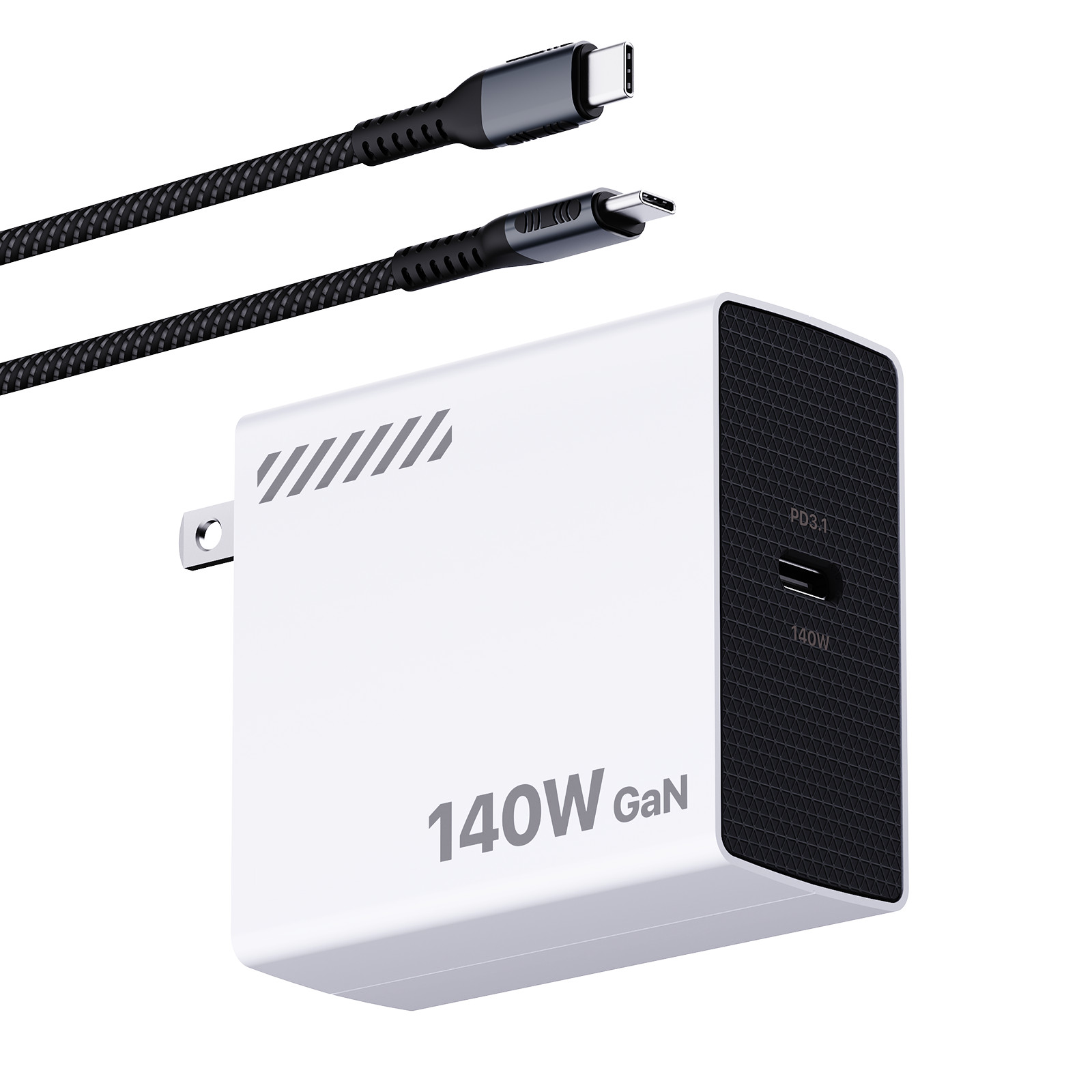 140W PD3.1 Fast Charger + 350W Pure Sine Wave Inverter for Milwaukee 18V Battery
