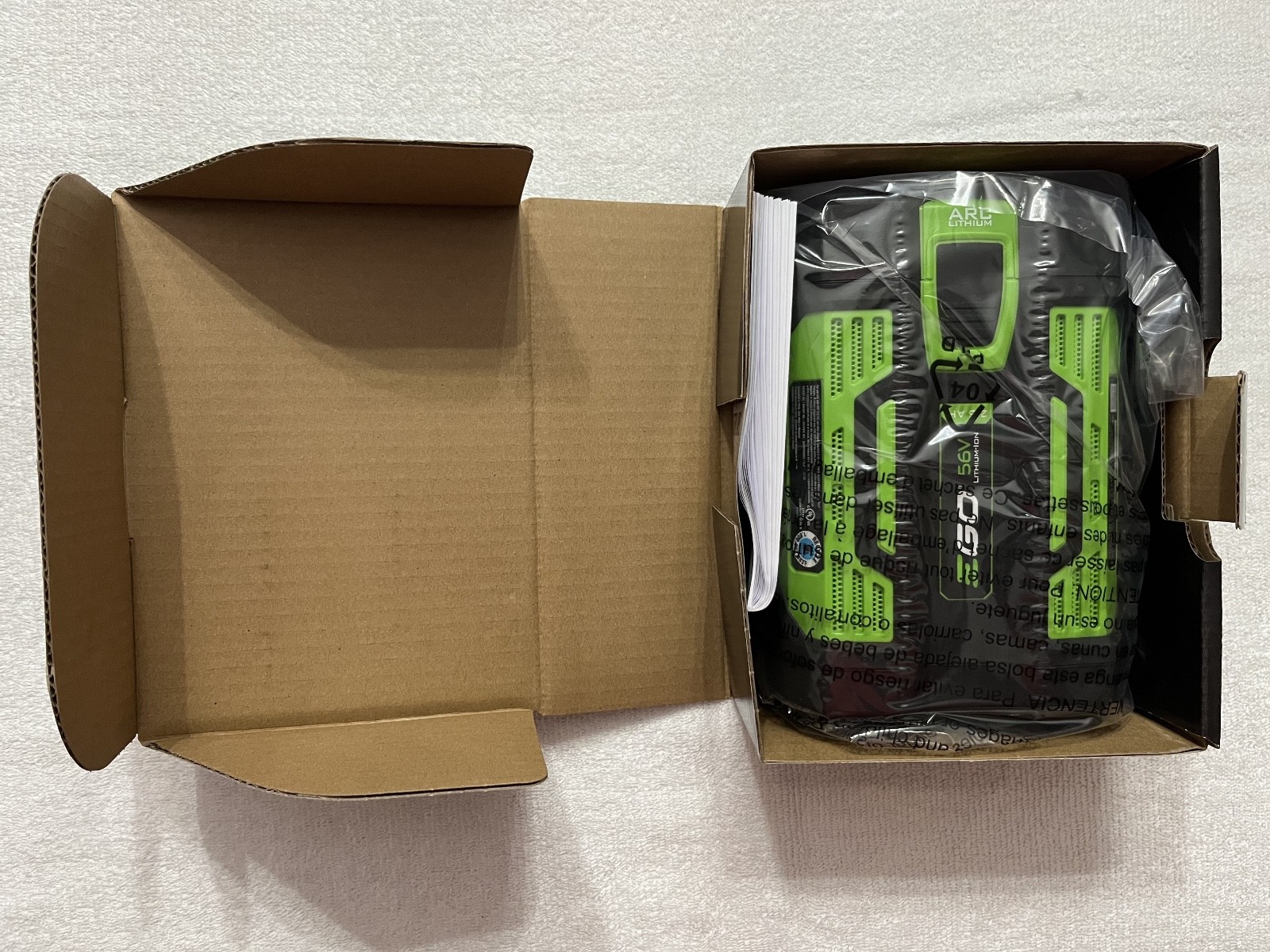 New EGO BA1400T POWER+ Arc Lithium 56V 56 Volt 2.5Ah Lithium Ion Battery (NIB)