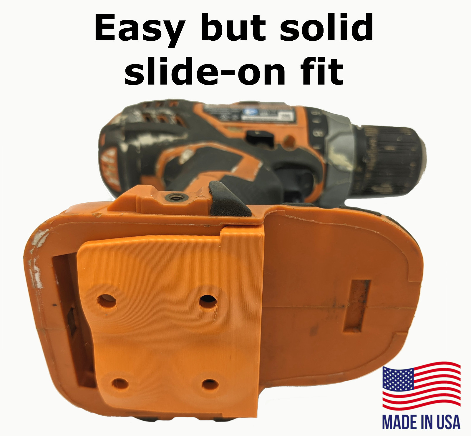 ORANGE! 6 / 6 Combo Pack RIDGID 18V Tool and Battery Mounts / Hangers / Holders