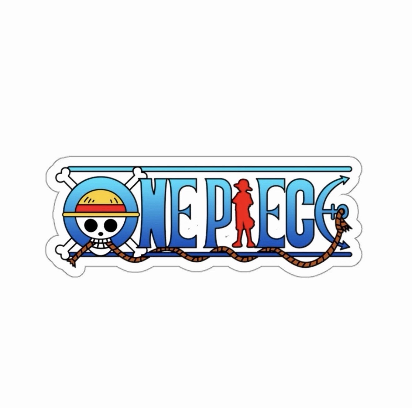 One Piece Logo Sticker Vinyl Decal Die-Cut Laptop Car Laminated