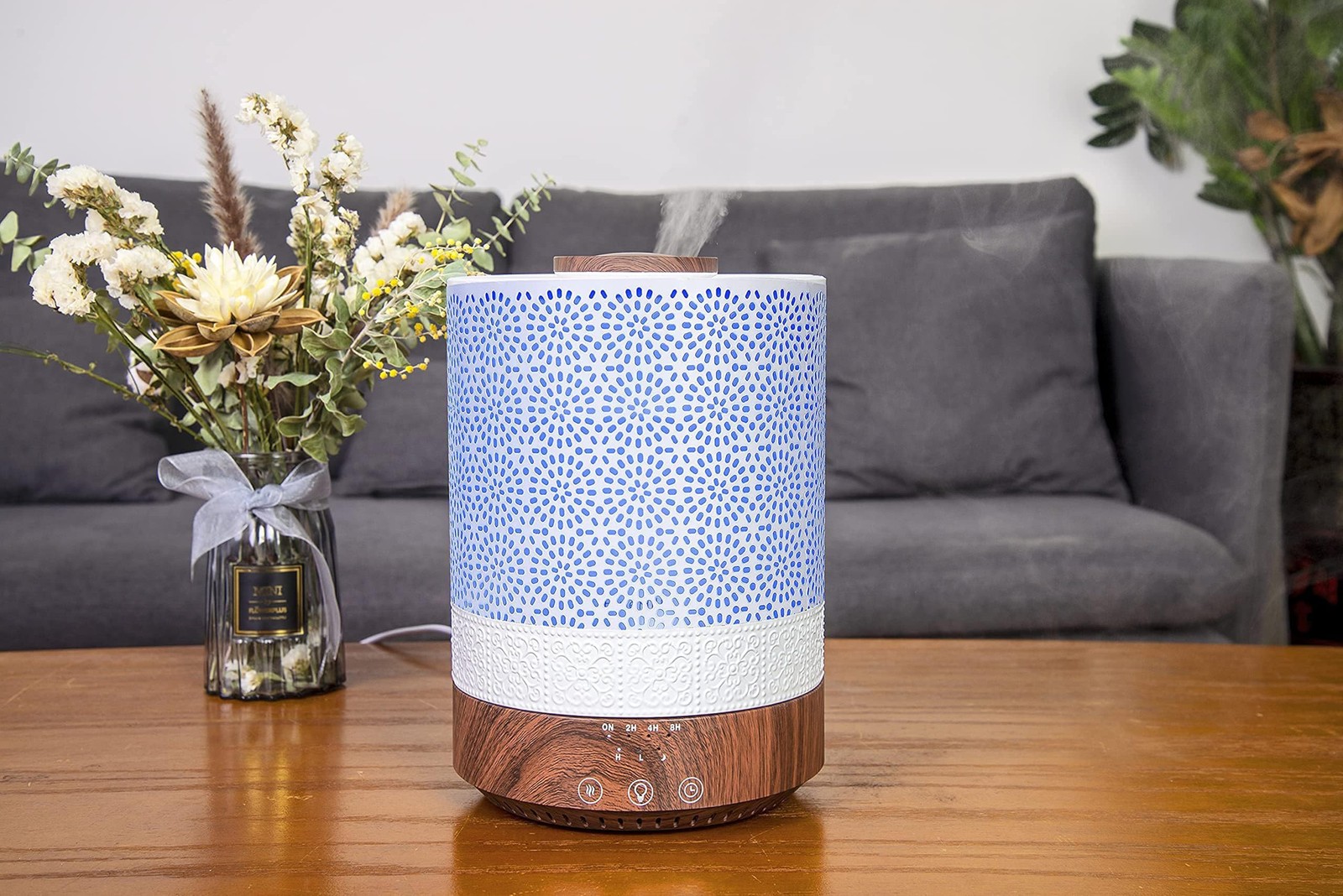 BlueHills 2500 ML XL Essential Oil Diffuser Aroma Humidifier with Timer for L…
