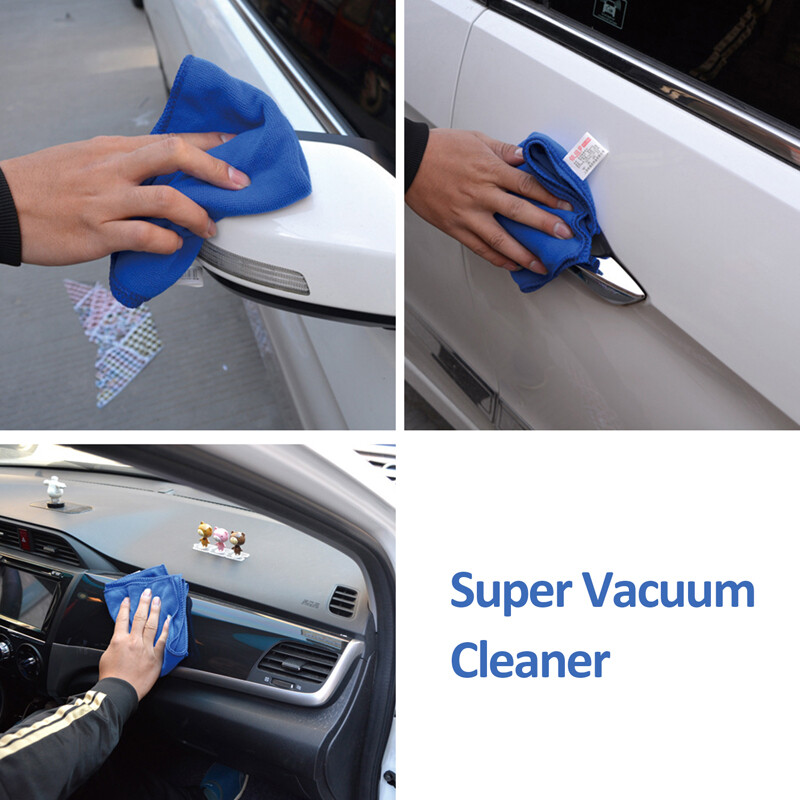 20-40Pcs Microfiber Cleaning Cloth No-Scratch Rag Car Polishing Detailing Towel