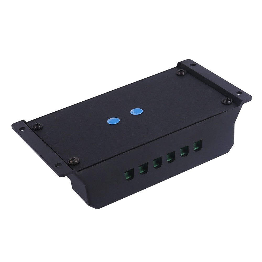 30A Solar Panel Battery Charge Controller 12V/24V LCD Regulator Auto Dual USB US