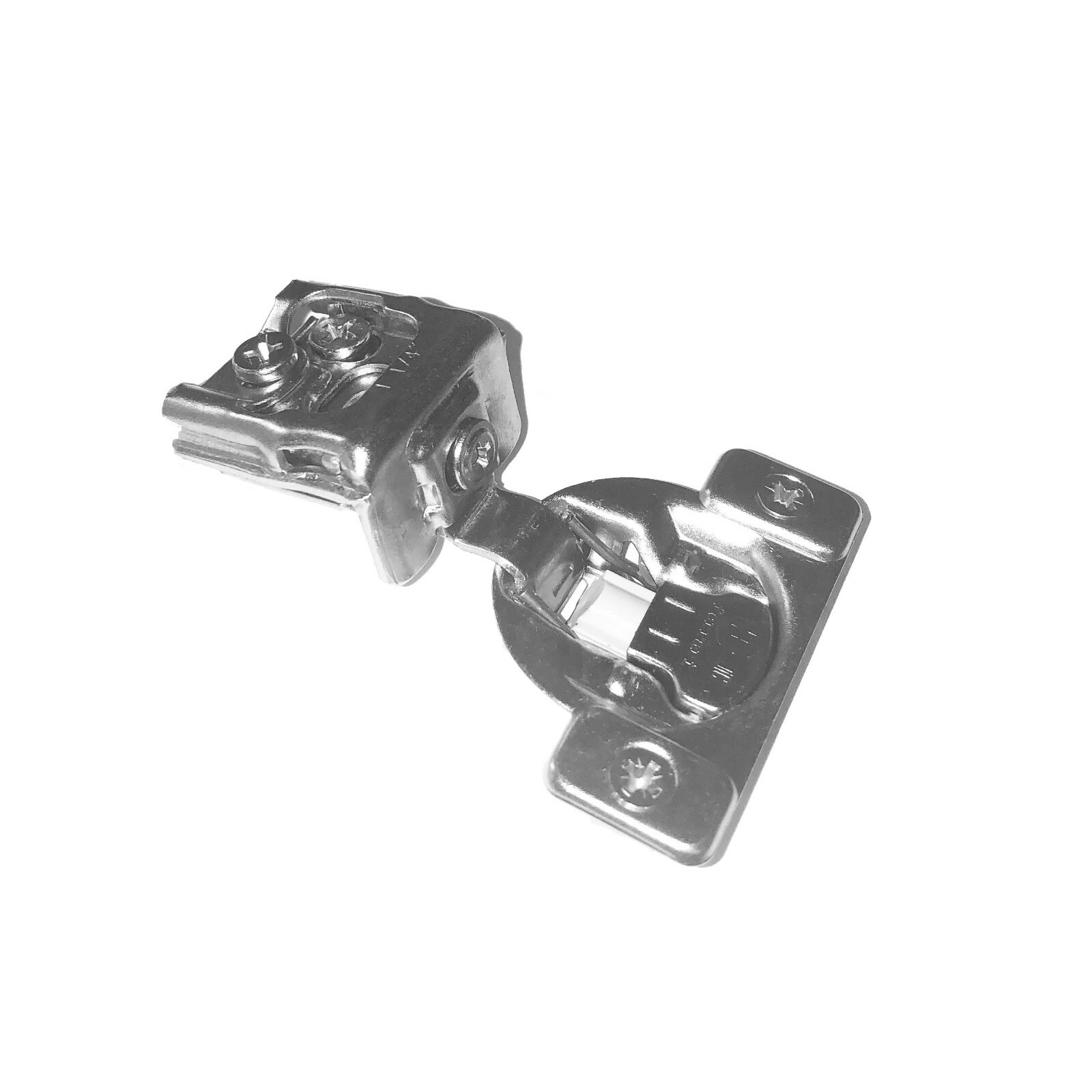 Soft-Closing Compact 1 1/4″ Overlay 105° Hinge Kitchen Cabinet Hardware