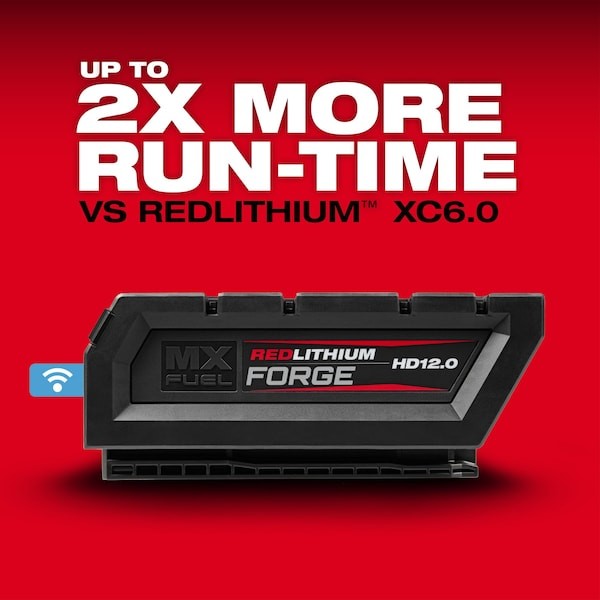 Milwaukee Tool Mxfhd812 Mx Fuel Redlithium Forge Hd12.0 Battery Pack