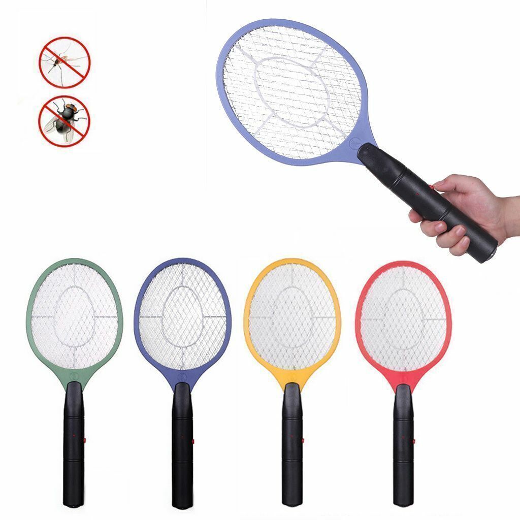 Electric High-voltage Electric Fly Swatter Mosquito Racket Bug Zapper Killer USA
