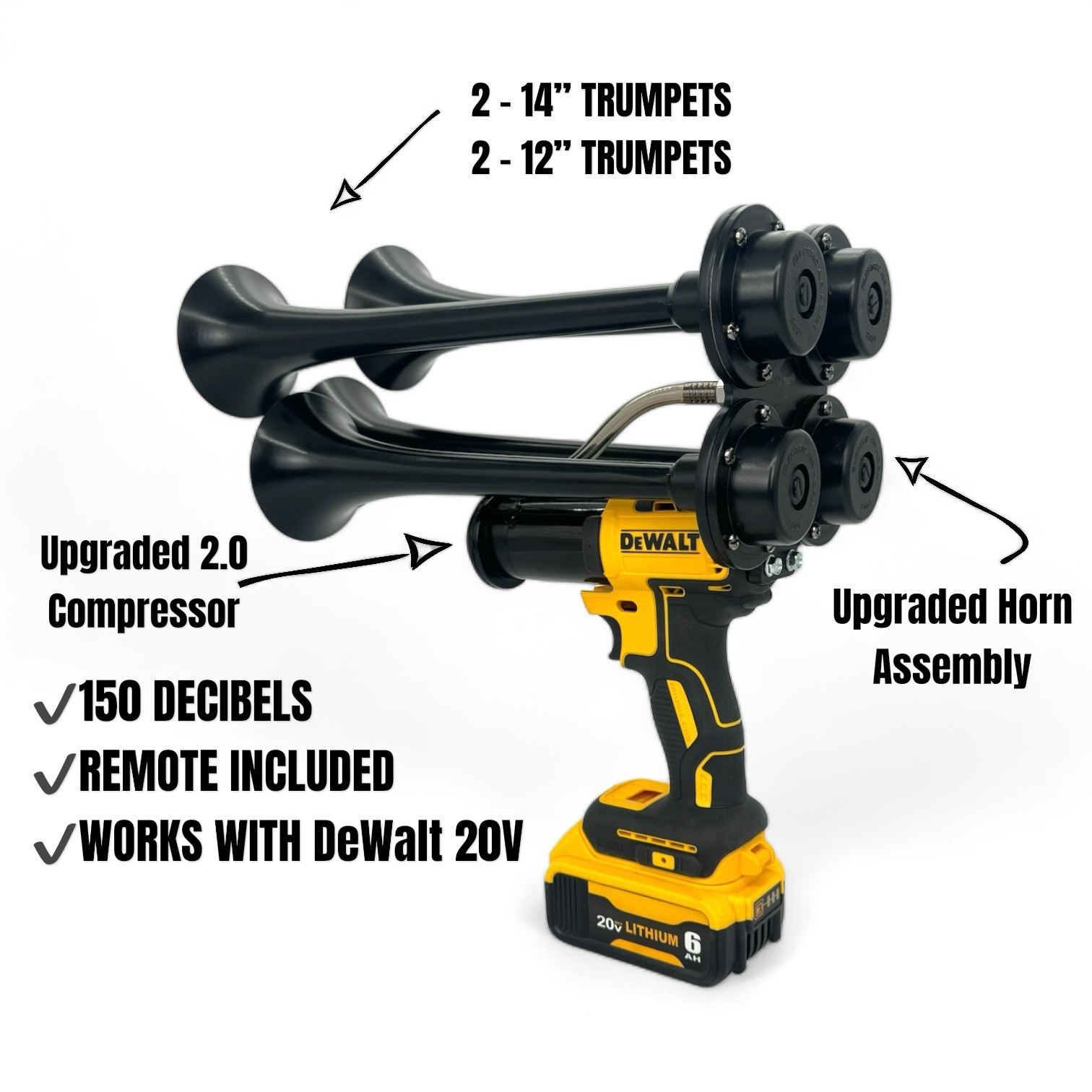 DeWalt Impact Drill Train Horn 20v – Impact Train Horn