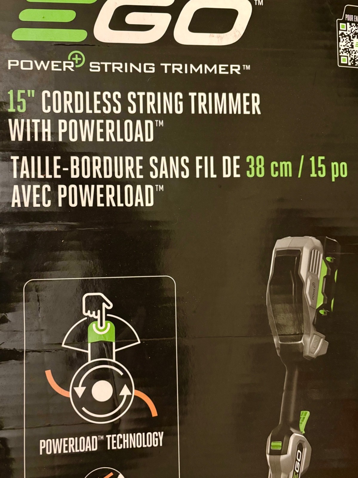 EGO ST1511T 15″ String Trimmer w/ Rapid Reload – Battery & Charger Not Included