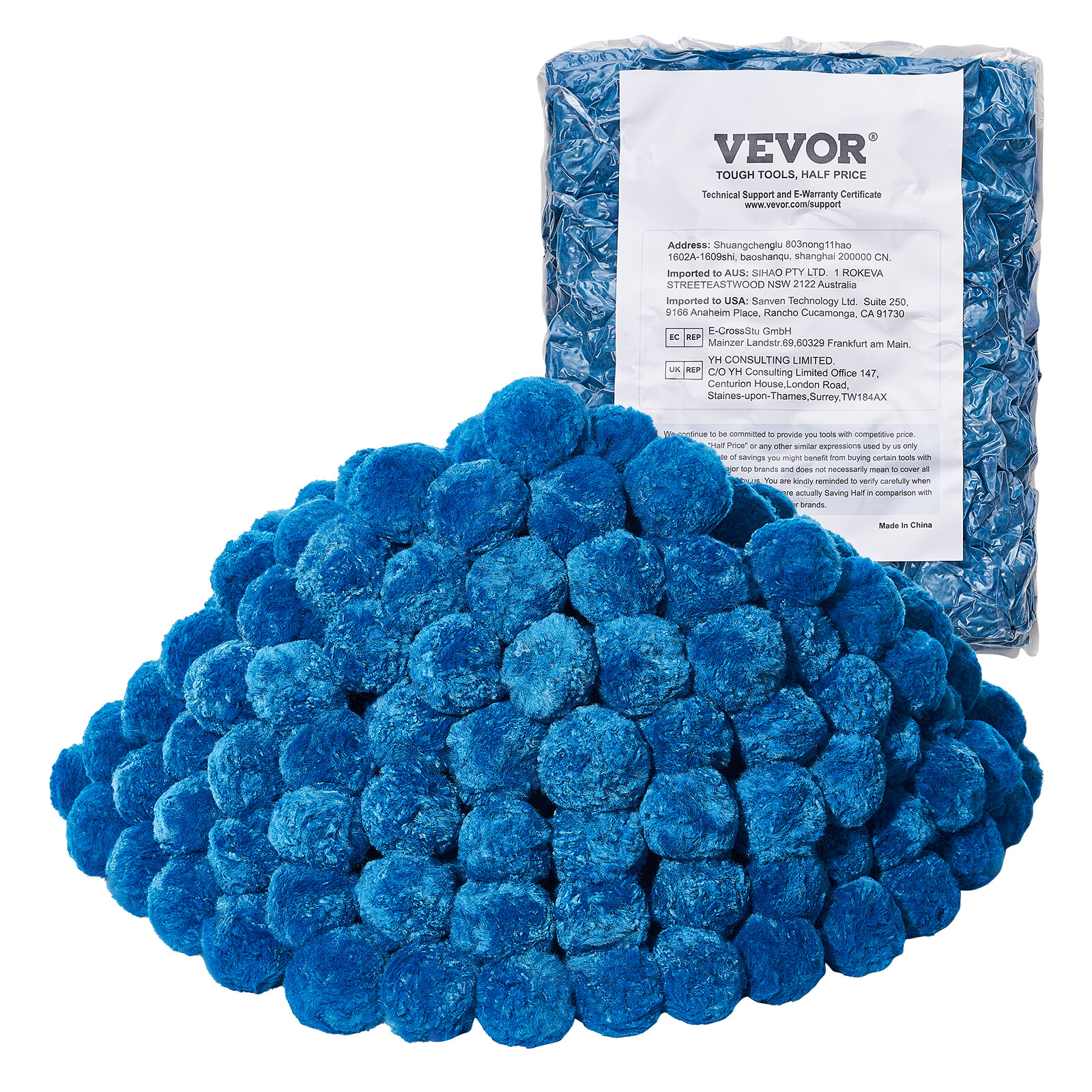 Pool Filter Balls for Sand Filter Pump Swimming Pool 4 lbs Reusable Blue