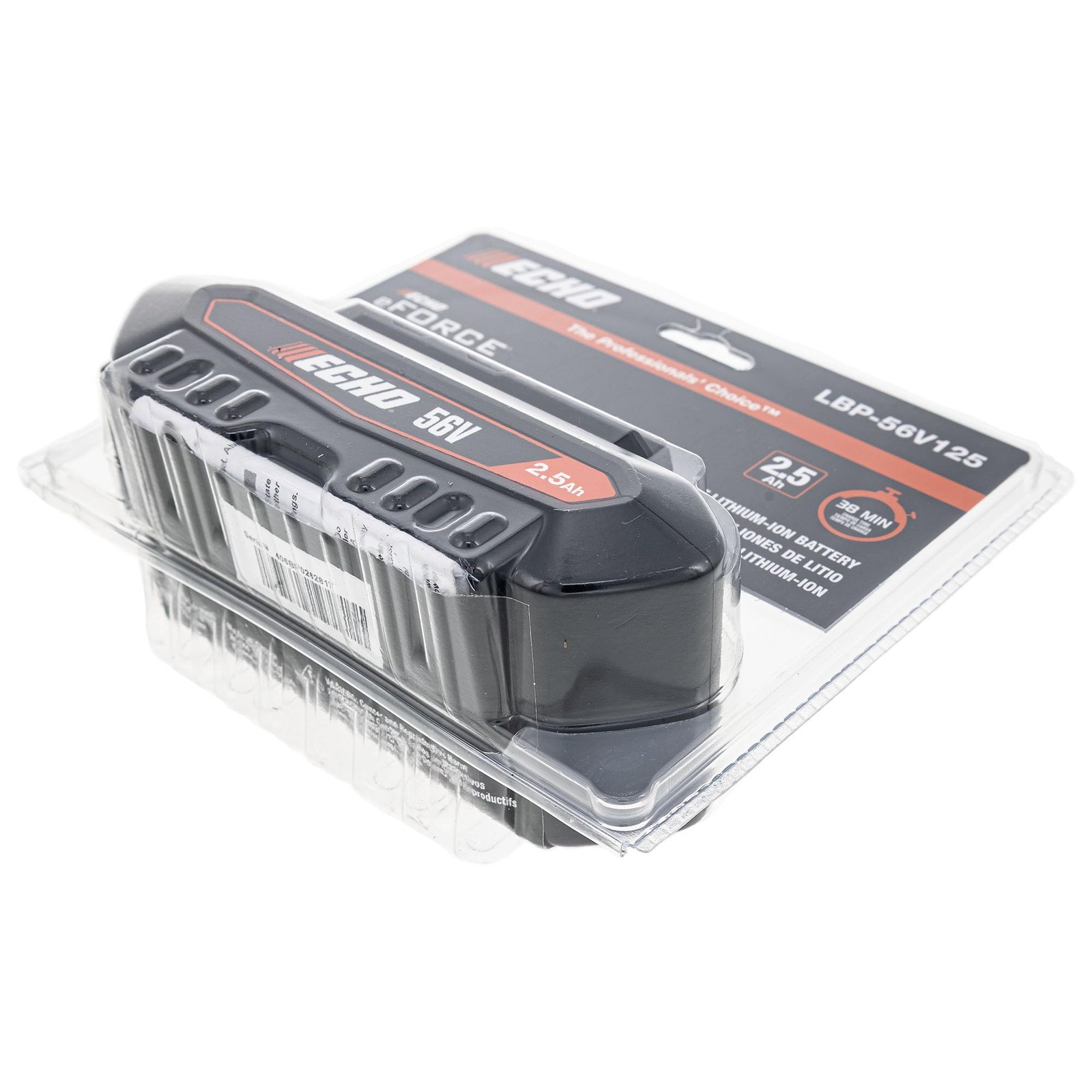 ECHO LBP56V125A 56V Compact 2.5Ah Lithium-Ion Battery for