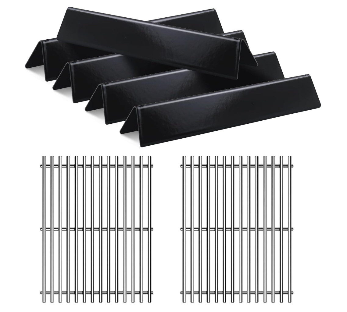 17.5″ Stainless Steel Grates and Flavorizer Bars For Weber Spirit 300 GS4 2013+