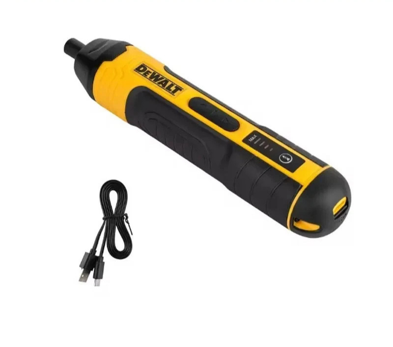 New DEWALT Cordless Electric Screwdriver 1300mAh USB Rechargeable Free Shipping