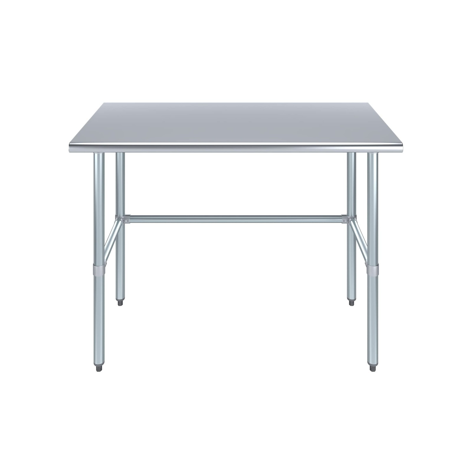 AmGood Stainless Steel Work Table Open Base | Metal Work Bench (Stainless Ste…
