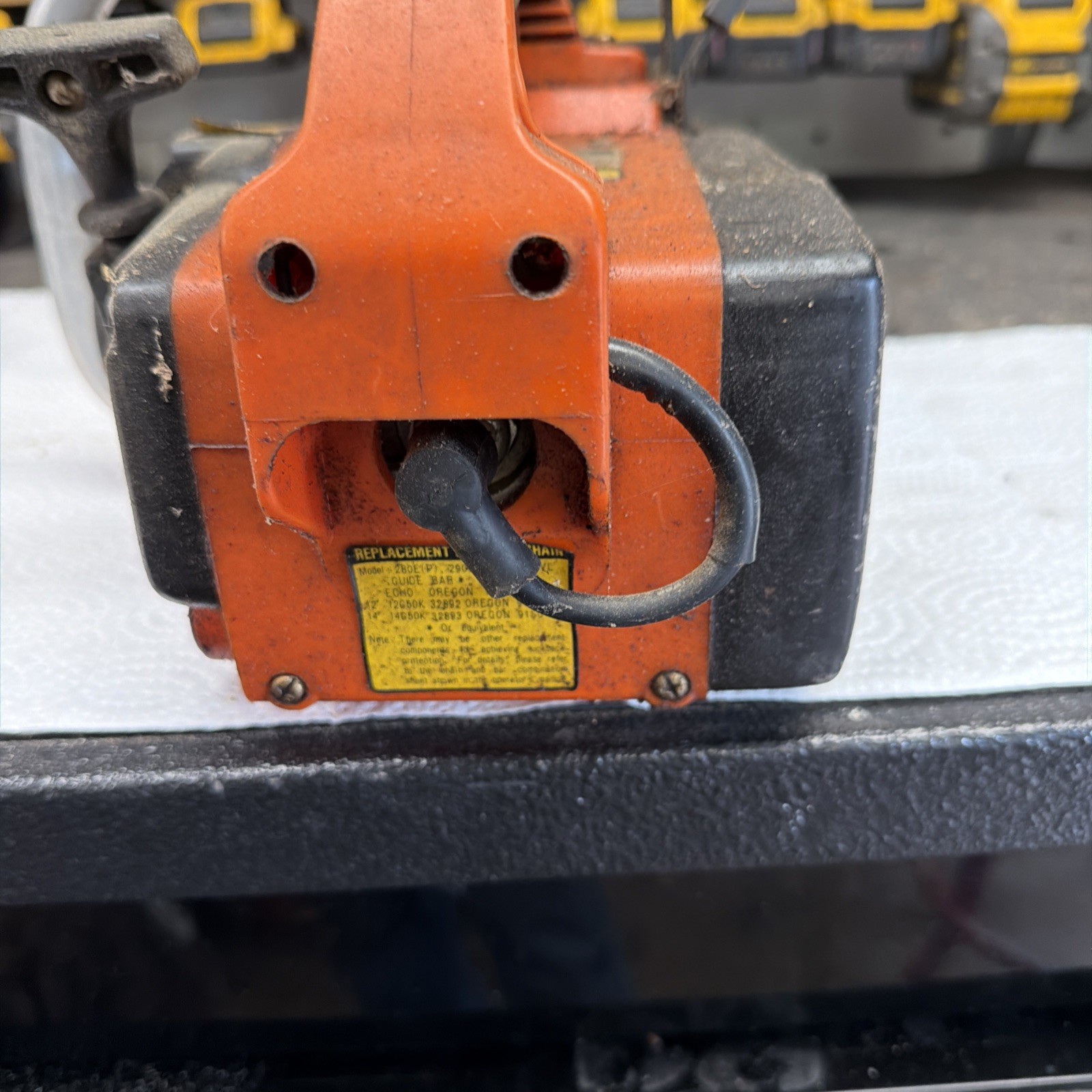 Echo 280E Chainsaw Read Description