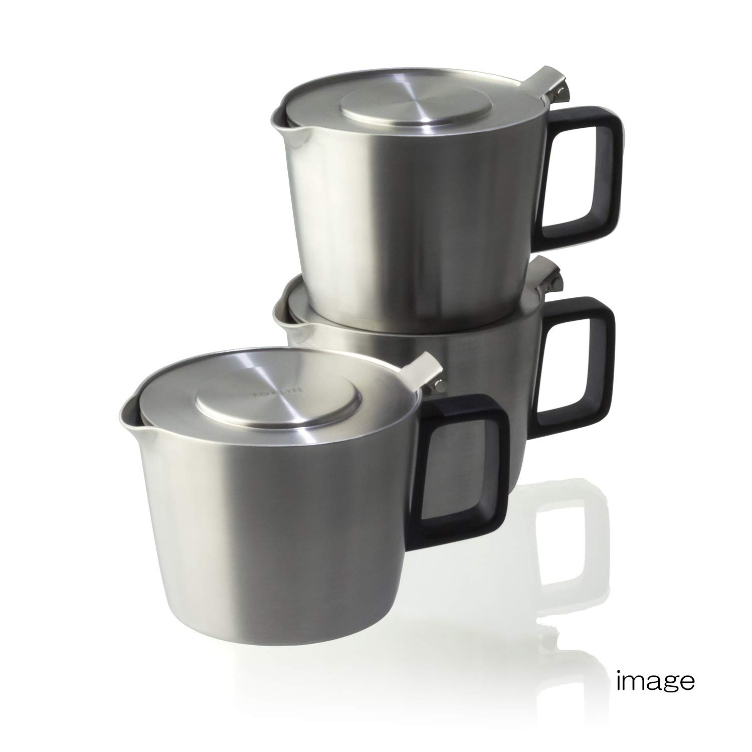 Forlife Hospitality Teapot Built In Strainer 14 Oz Stainless Steel