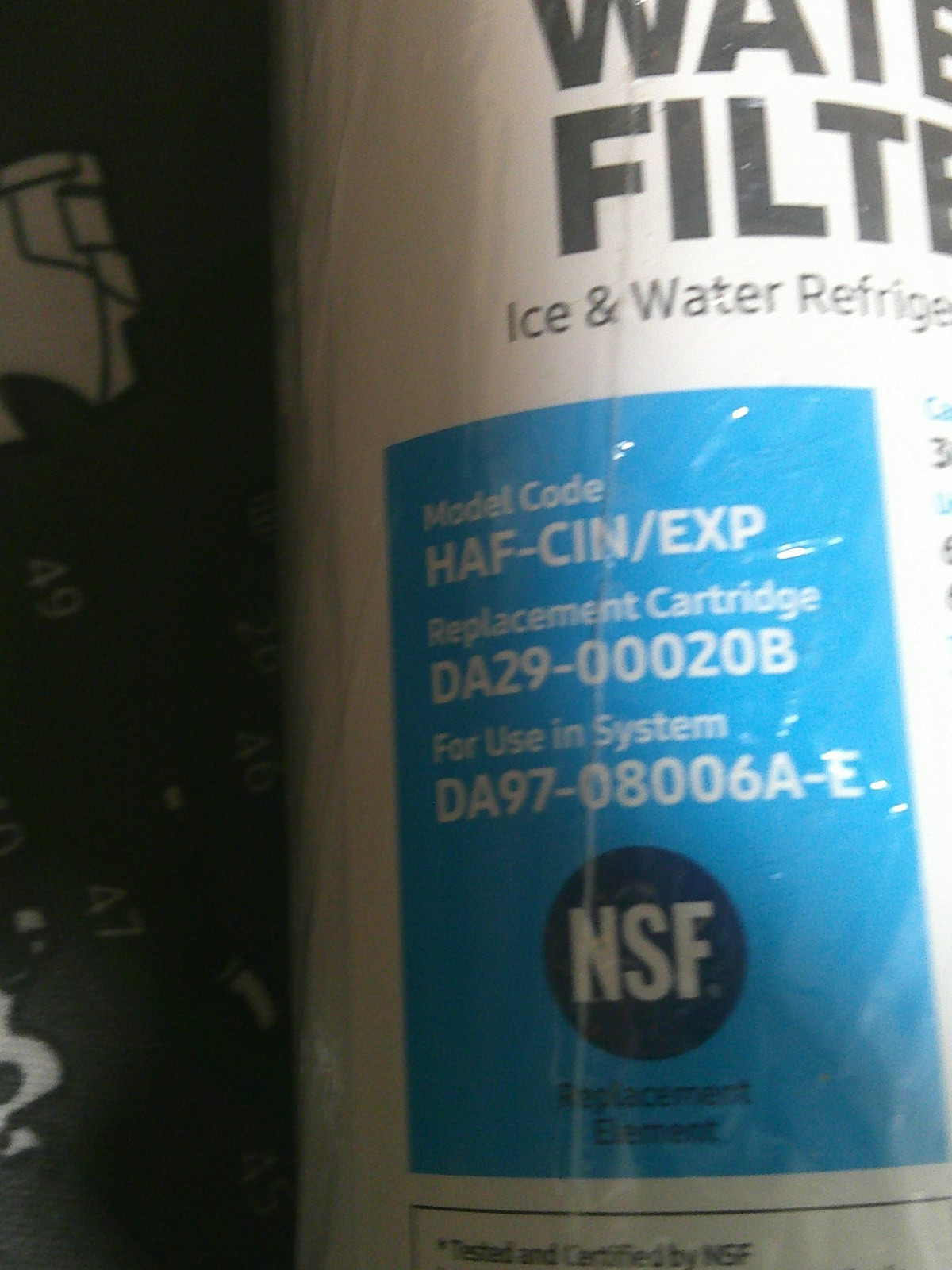 2 PACK Genuine Samsung DA29-00020B HAF-CIN/EXP Refrigerator Water Filter (New)