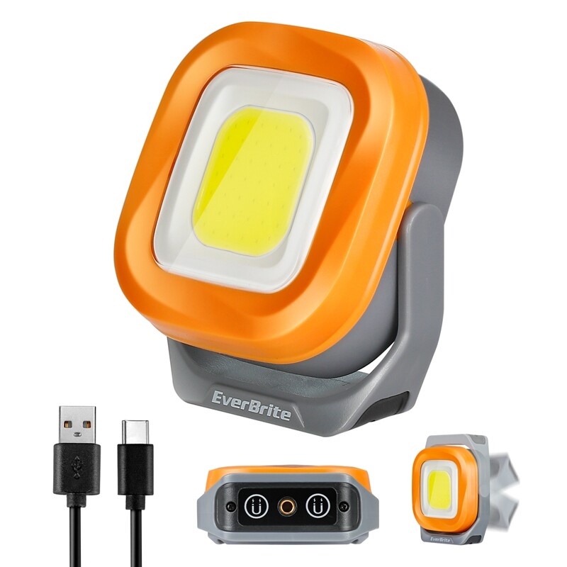 EverBrite Rechargeable 1000 Lumen Work Light Magnetic LED Super Bright Worklight