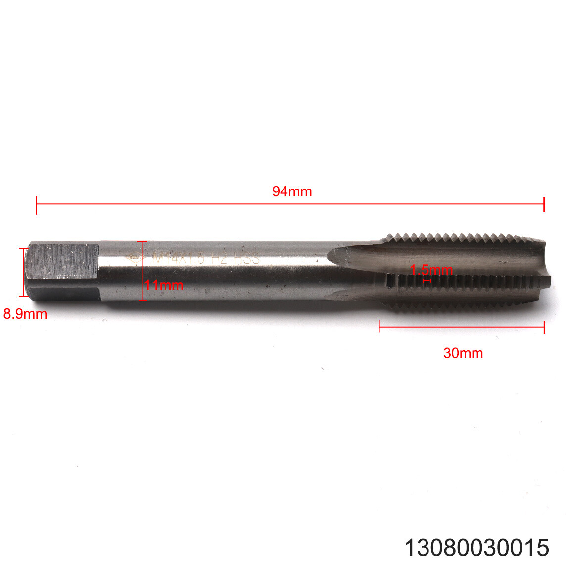 HSS Machine Screw Thread Metric Plug Tap Tools Pitch1.0-2.5mm M10-M20