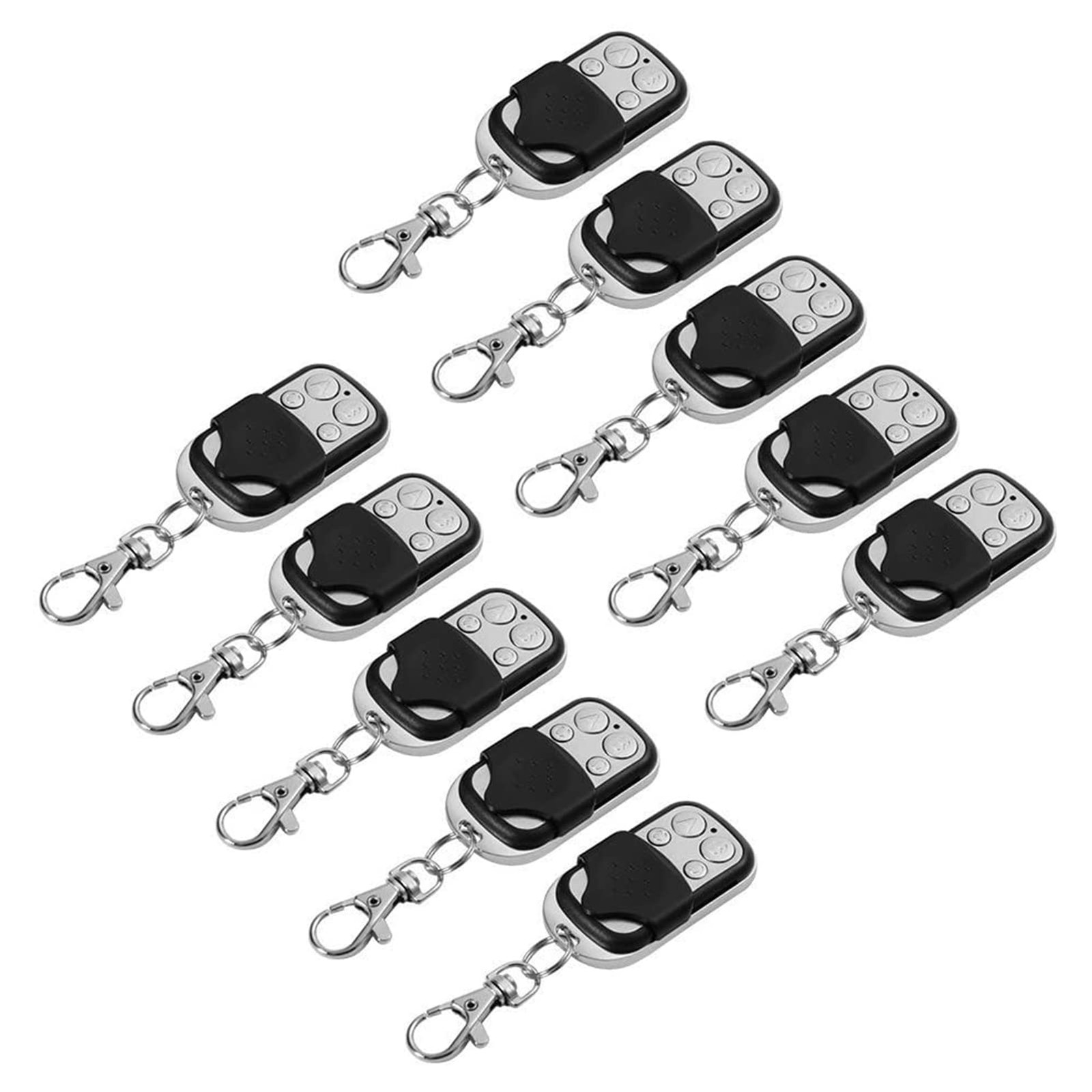 10 PCS Universal Gate Garage Door Opener Remote Control Fobs 433MHz Cloning