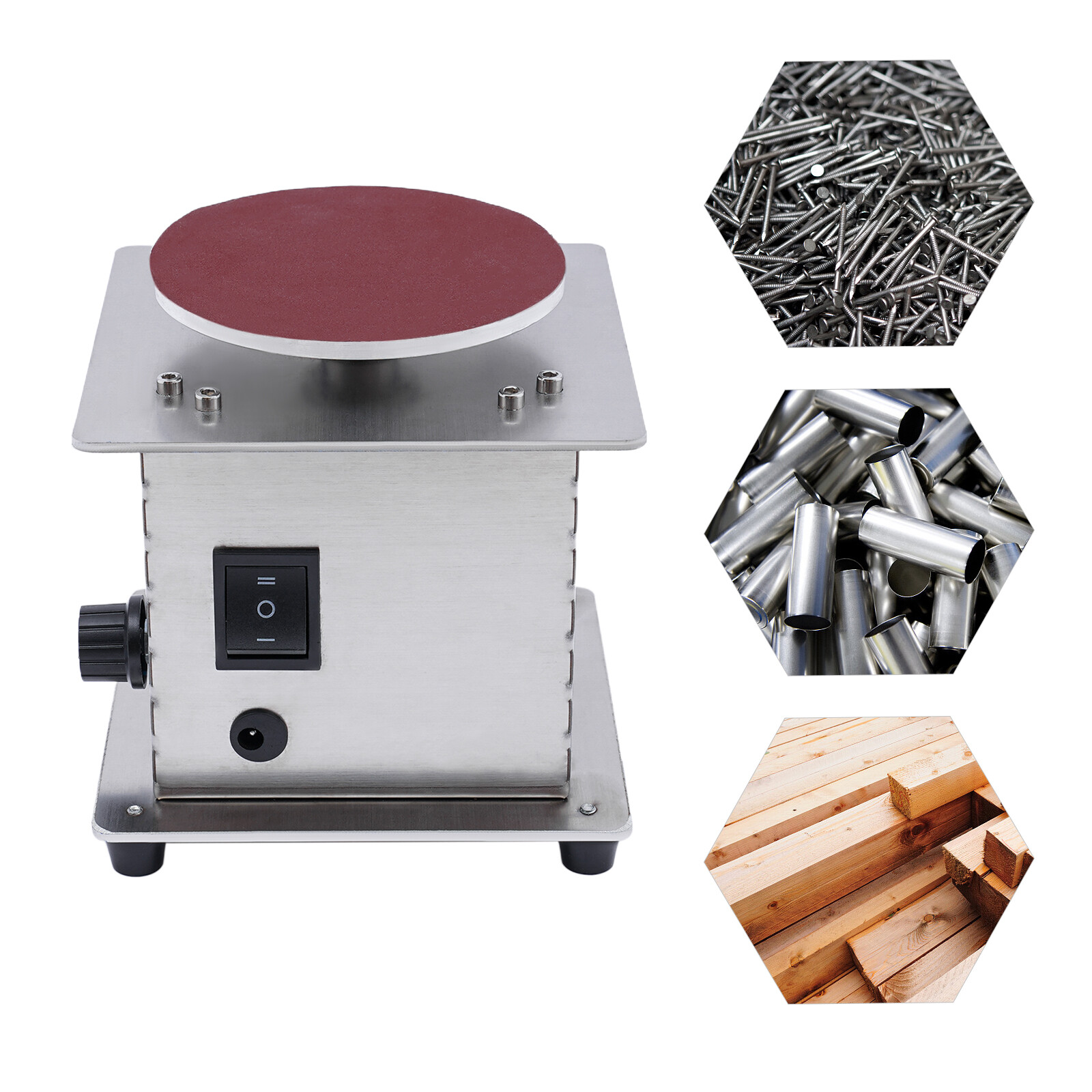 4″ Disc Sander Electric Polisher Mini Sanding Disc Machine Grinding Tool 6000RPM