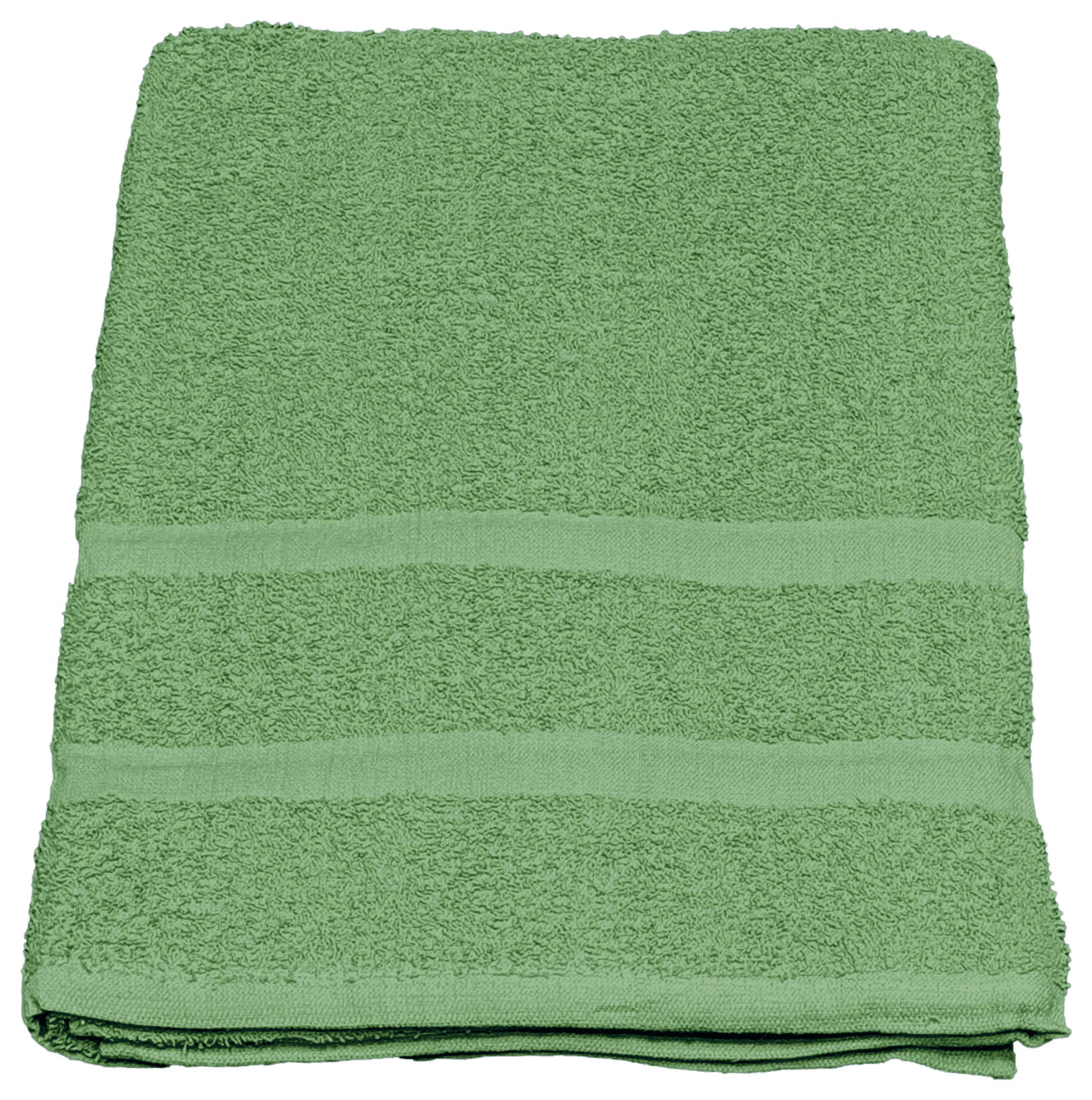 24 Piece – Hotel & Spa Pool Beach Towels 100% Ring Spun Cotton Solid Green