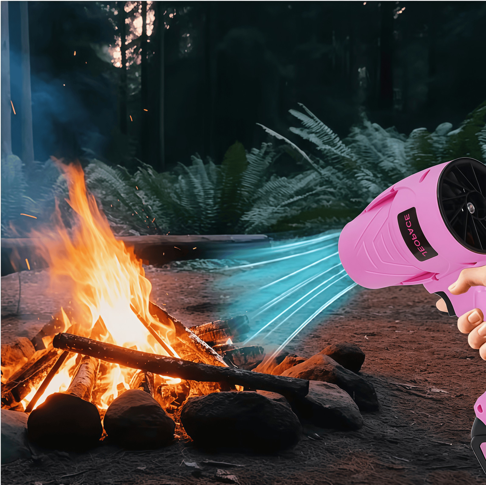 21V Single Battery Cordless Leaf Blower Portable Handheld Power Blower