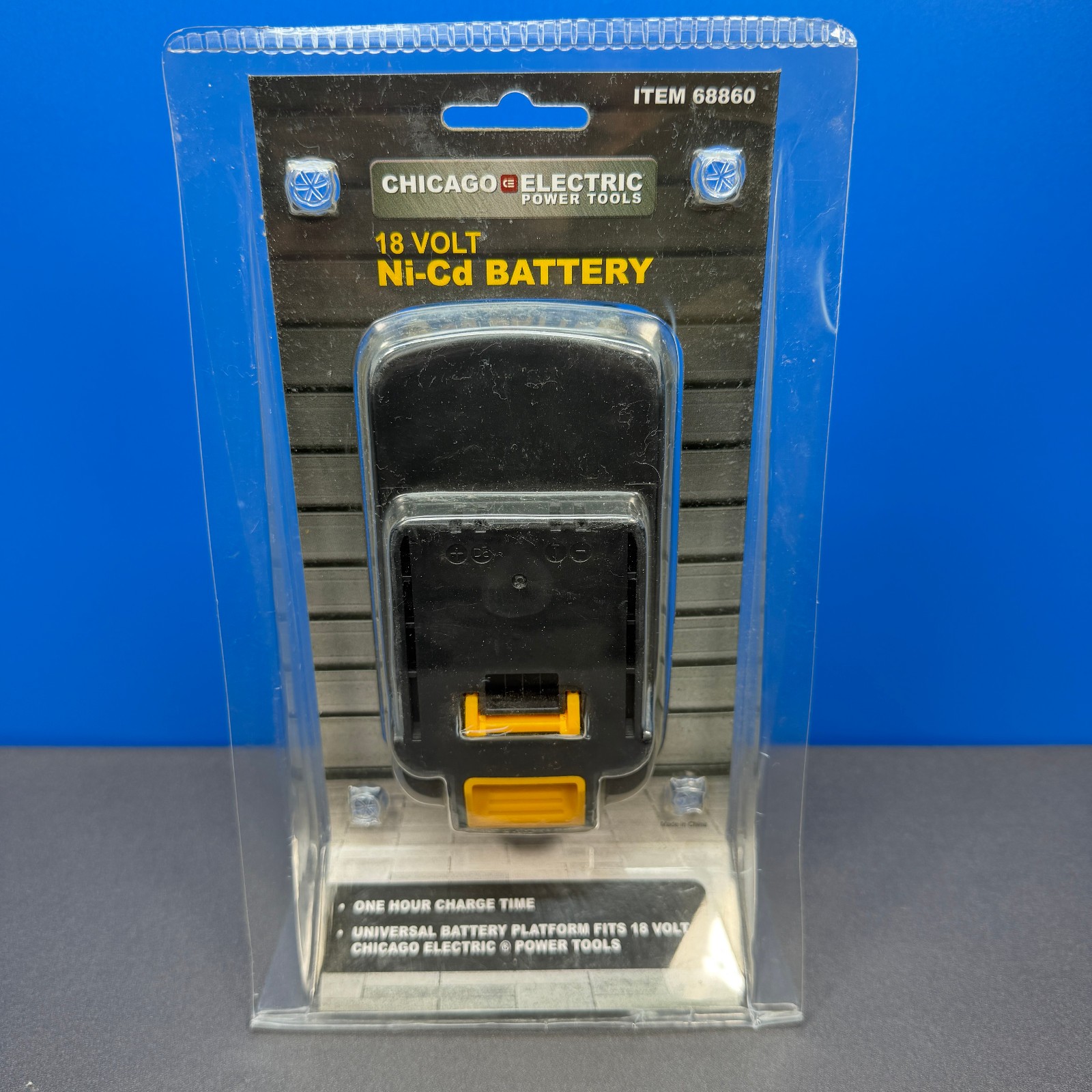 CHICAGO ELECTRIC 18 VOLT NI-CD BATTERY 68860 18V 1500mAh NICD POWER TOOLS NEW